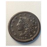 1838 Liberty Head Large Cent 1c