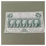First Issue 50c Fractional Currency F1312 Small In