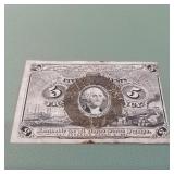 Second Issue 5c Fractional Currency F1232-1235 Sma