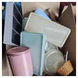 (2) Boxes of Tupperware
