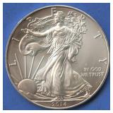 2014 ASE Silver Eagle .999 Silver