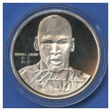 Highland Mint Michael Jordan .999 Silver Rd 1 ozt