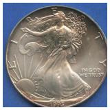 1995 ASE Silver Eagle .999 Silver
