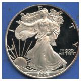 2006-W ASE Proof Silver Eagle .999 Silver