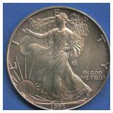 1993 ASE Silver Eagle .999 Silver