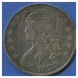 1829 Capped Bust Half Dollar