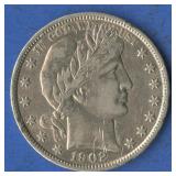 1902 Liberty Head Barber Half Dollar