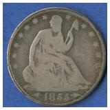 1855-O Seated Liberty Half Dollar