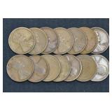 Run of 14- S-Mint Early  Lincoln Head Cents