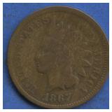 1867 Indian Head Cent
