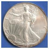 2003 ASE Silver Eagle .999 Silver