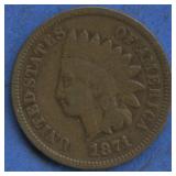 1871 Indian Head Cent