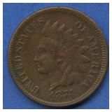 1874 Indian Head Cent