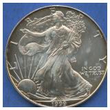 1999 ASE Silver Eagle .999 Silver