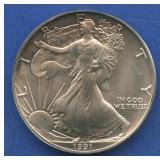 1991 ASE Silver Eagle Unc