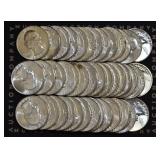 Roll of Mixed Silver Washington Quarters