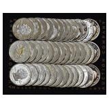 Roll of Mixed S-Mint Silver Proof Washington 25c