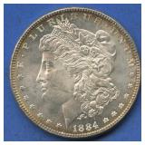 1884 Morgan Silver Dollar