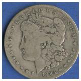 1884-S Morgan Silver Dollar