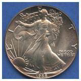 1988 ASE Silver Eagle .999 Silver