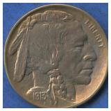 1913-D Type I Buffalo Nickel