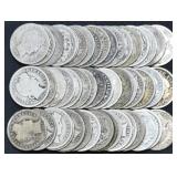 Roll of Mixed Liberty Head Barber Dimes