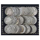 Roll of Mixed Liberty Head Barber Quarters