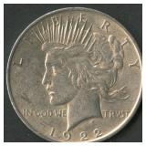 1922 Peace Silver Dollar