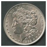 1885 Morgan Silver Dollar