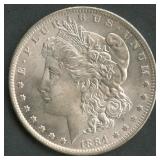 1884-O Morgan Silver Dollar