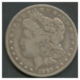 1887-O Morgan Silver Dollar
