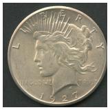 1927 Peace Silver Dollar
