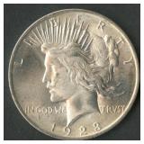 1923 Peace Silver Dollar