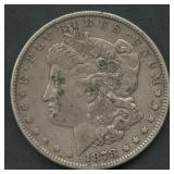 1878 7 TF Morgan Silver Dollar