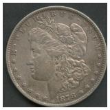 1878 7 TF Morgan Silver Dollar