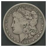 1902-O Morgan Silver Dollar