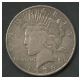 1935-S Peace Silver Dollar