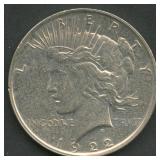 1922 Peace Silver Dollar