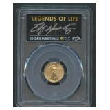 2022 $5 Gold Eagle PCGS MS70 Edgar Martinez