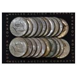 Roll of 40% Silver Kennedy Halves 1966-1968