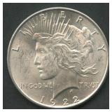 1922 Peace Silver Dollar