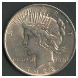 1922 Peace Silver Dollar