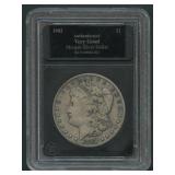 1902-O Morgan Silver Dollar Black Bradford Holder