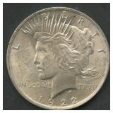1922 Peace Silver Dollar