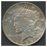 1928-S Peace Silver Dollar