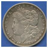1878 7 TF Morgan Silver Dollar