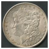 1890 Morgan Silver Dollar