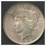 1922 Peace Silver Dollar