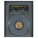 2022 $5 Gold Eagle PCGS MS70 David Robinson