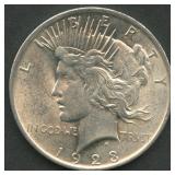 1923 Peace Silver Dollar